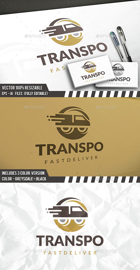 交通圈标志——对象标识模板Transpo...