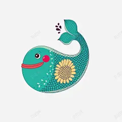 蓝色小鲨鱼 设计图片 免费下载 页面网页 平面电商 创意素材