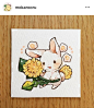 #飞乐鸟分享# 萌萌的，插画师ins：mokarooru ​​​​
