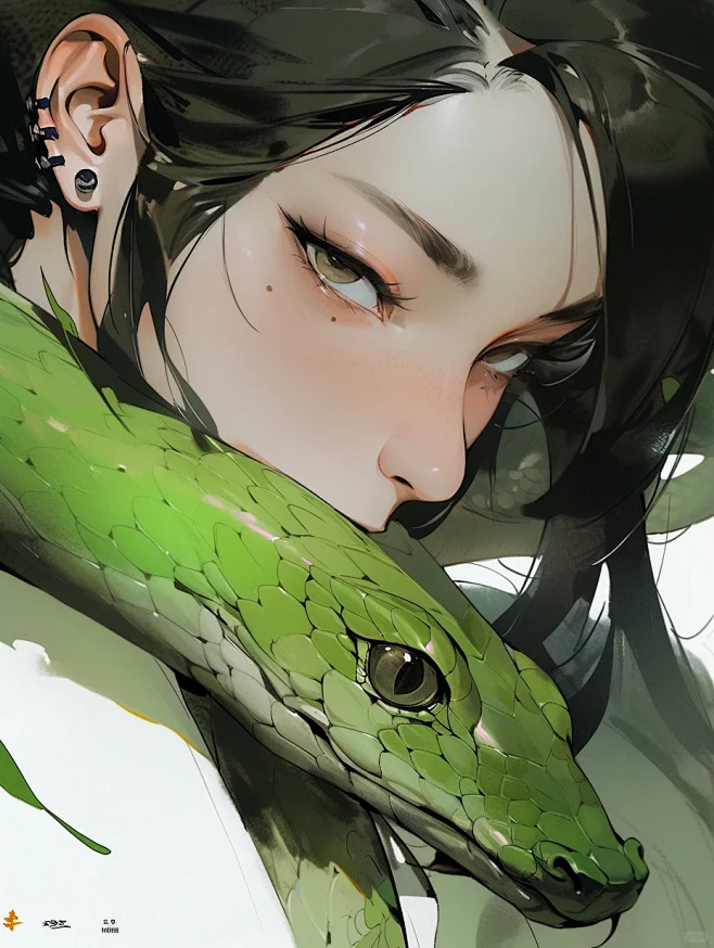 Mid journey |国风青蛇 - ...