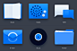 Blue icon fullsize