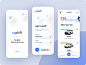 Upshift - Mobile app login ios mobile dashboard carsharing cars tonik productdesign ux ui app