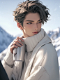 【男生头像】这个冬天，一起看雪嘛?
