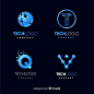 科技logo标志矢量图素材