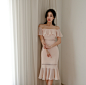 ▼SonYoonJoo▲190527图片_TN更新(浅幽雪樱紫藤芳薰油蜡鱼尾裙)_看图_孙允珠吧_百度贴吧