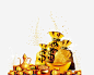 金色钱袋中大量金币
