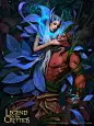 Blue Lily Witch Senage_adv, Svetlana Tigai : This is an artwork I made a while ago for &quot;Legend of the Cryptids&quot;
Hope you like it.