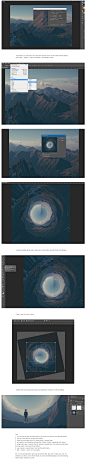 How I made it. (Round Things) - PS tutorial on Behance