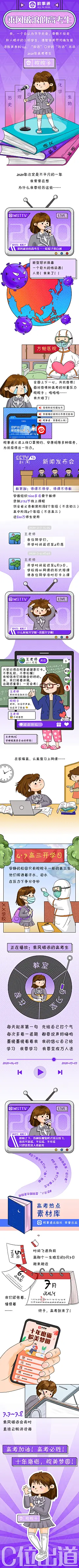 乘风破浪的高考生
高 考条漫 手绘 公众号