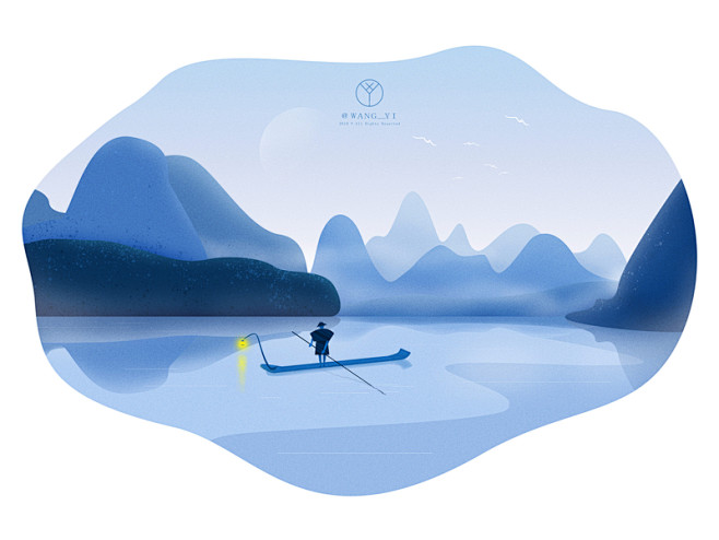 那山 那水 那人 ui 插图 illus...