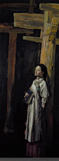 中国旗袍人物油画系列欣赏\(六)- NO.1画室的相册