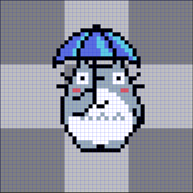 拼豆图案系列宫崎骏动画角色–教你画像素画