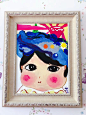 《钻石宝贝》
时义，shiyi，生于1980年，情报学硕士，独立艺术家，职业油画家、插画家。双鱼座，AB型血。现定居合肥。