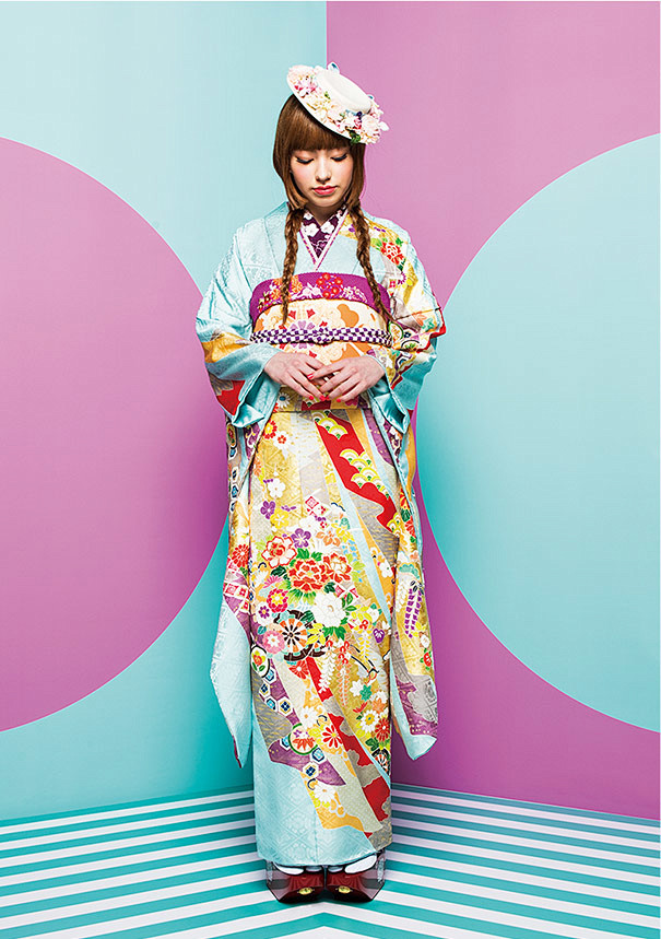 #振袖#和服#女子#新潮#