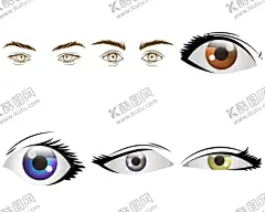 卡通眼睛 【酷图网】卡通眼睛,手绘眼睛,动漫眼睛,q版眼睛,眼睛图片