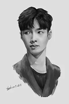 画个张艺兴_哆啦A梦的大雄__插画师作品_涂鸦王国gracg.com