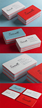 A Letterpress Business Cards | Business Cards | The Design Inspiration