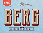 BERG - FREE LAYERED FONT FAMILY