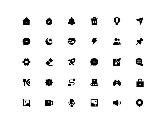Sharp Solid Icons clean design figma figma plugins free icon icon icon ...