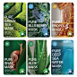 Amazon.com : Huieter Pure masksheet 12PCS /Mask pack/Essence Facial Mask Sheet - Aloe/Blueberry/Green tea/Snail/Deep sea water/Propolis (6 Types X 2) : Beauty & Personal Care