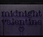 Midnight Valentine on Typography Served
