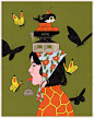 Nada Hayek’s vibrant illustrations lull you into a false sense of security