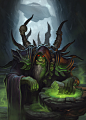 Gul'dan, Eric Braddock : Painting I did for Blizzcon 2014 Art Demo Stage