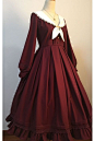 #lolitastyle #Lolitafashion classic long sleeve lolita dress, red sailor collar lolita dress