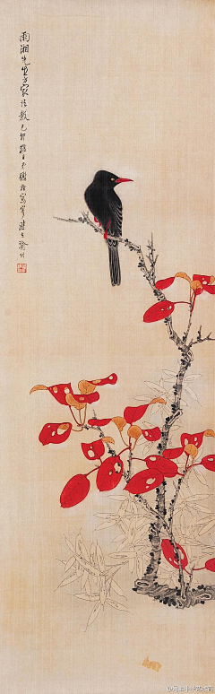 雨里的大雨采集到国画