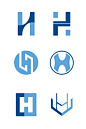 字母H简约创意logo