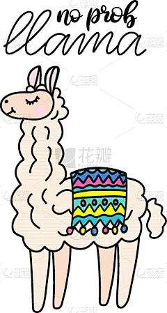 文字,美洲驼羊,可爱的,传统,请柬,戏剧表演,野生动物,仙人掌,哺乳纲,问候