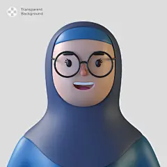 创意可爱卡通3D立体人物头像插画图标渲染免抠图psd设计素材模板-淘宝网