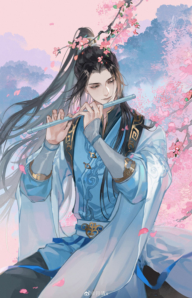 月清x 逆水寒手游 #叶问舟#