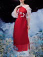 服装设计 布纹 皱褶 裙子 时尚 古装
