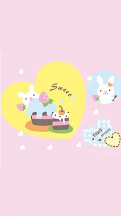 粉色系 简单 清新 卡通 少女心 粉红色 文艺 手机壁纸(◕‿◕✿
