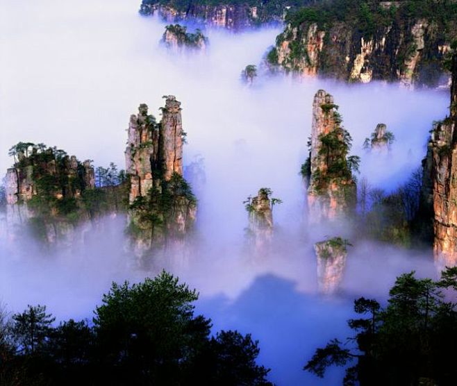 风景图集：张家界的蓬莱仙境！