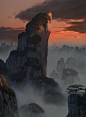 KungFu Panda Mattepainting, Julien Gauthier : Matte painting based a kung fu panda concept art, training purpose