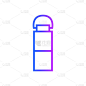 Bottle sign icon - Plastic bottle icon illustratio