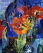 英国女画家Shirley Trevena水彩画欣赏——她在国际上享有盛誉，被认为是英国最具创新精神的艺术家之一。 ​​​​