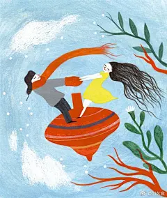 绘本插画超话
水彩+彩铅绘制的手绘插画作品，by Anne Laval
#手绘插画#