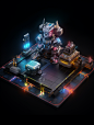 an_isometric_view_of_universal_base_for_miniatures_of_GUND_100a32c6-33c8-4c02-b1d2-1c6f5c57afd5