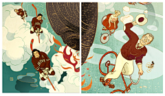 半个一呀采集到Victo Ngai