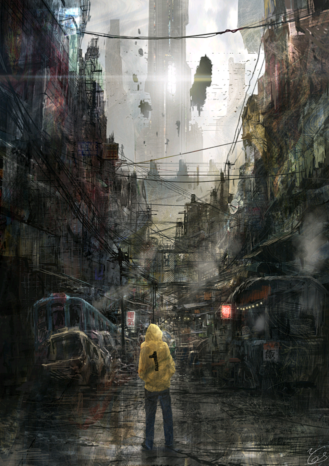 #别样画感，废旧城
@小塔A啊~