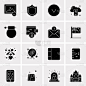 set 16 universal icons business