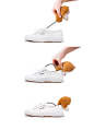 Shoe Tail is a special shoe fixer accessory, which can be customized as the back of various animals according to the consumer's preference, also serving as deodorant, equipped with charcoal. Three kinds of animals, including dog, cat, and rabbit, are hidi