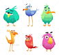 卡通有趣的鸟类.脸可爱动物的颜色-杂项矢量Cartoon Funny Birds. Faces of Cute Animals Colored - Miscellaneous Vectors动物,艺术,宝贝,喙鸟,卡通,性格,收集、多彩,漫画,可爱,设计不同,鹰,脸,有趣,有趣,游戏,快乐,图标,说明,孤立的,,,程式化的,各种各样,矢量,白色,野生动物,翼 animal, art, baby, beak, bird, cartoon, character, collection, colorful, c