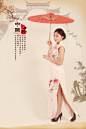 中国风美女旗袍创意摄影艺术作品