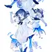 【オリジナル】「blue carnation」/「ajimita」的插画 [pixiv] : この作品 「blue carnation」 は 「オリジナル」「女の子」 等のタグがつけられた「ajimita」さんのイラストです。 「」