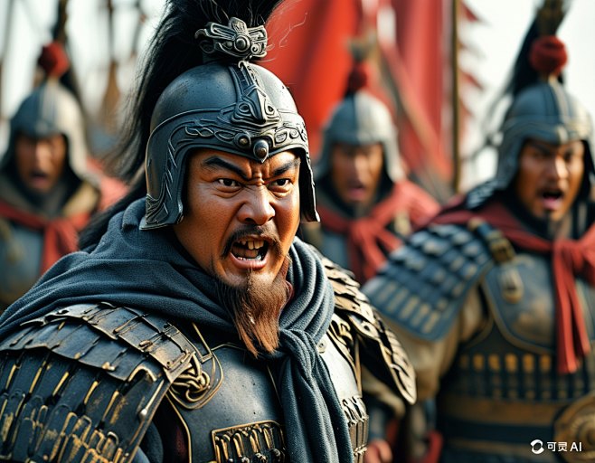 4x3_一群士兵在一名将军的带领下冲锋_中国古代将军_三国志里的许褚_精_8