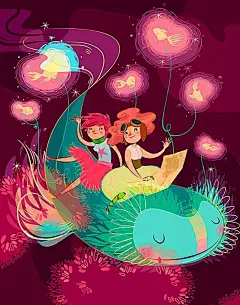 梦幻的童话王国，画师Lorena Alvarez Gomez的插画作品